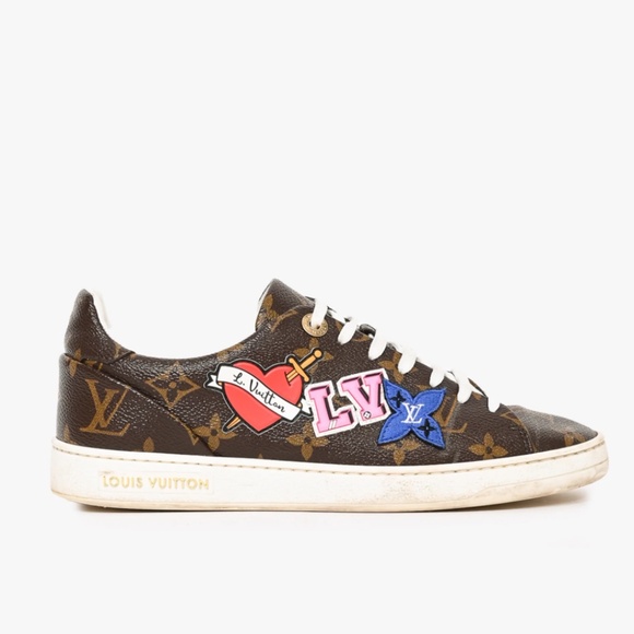 Louis Vuitton Monogrammed Heart Patch Sneakers | 36.5 - Picture 11 of 12